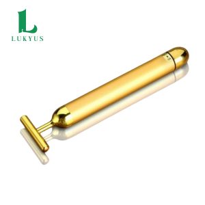 LUKYUS Gold Facial and Under-Eye Massage Roller